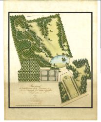 1837 Plan Pertersen Chapois Domaine Drion